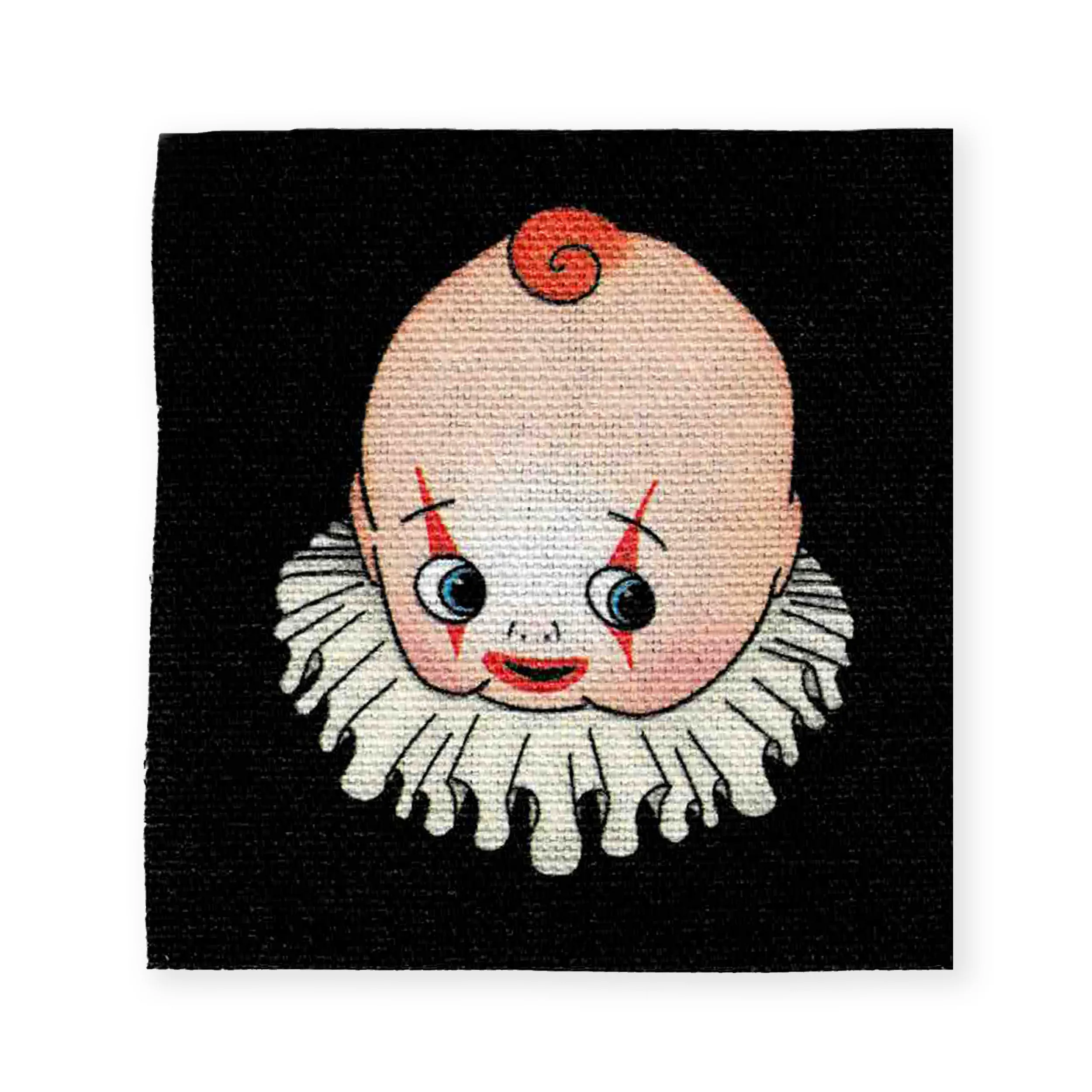 Kewpie Clown Sew-On Patch