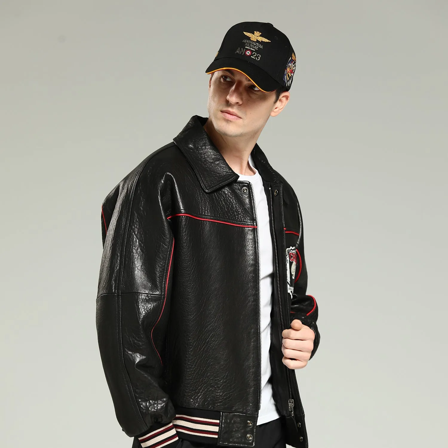 King Casino Leather Jacket