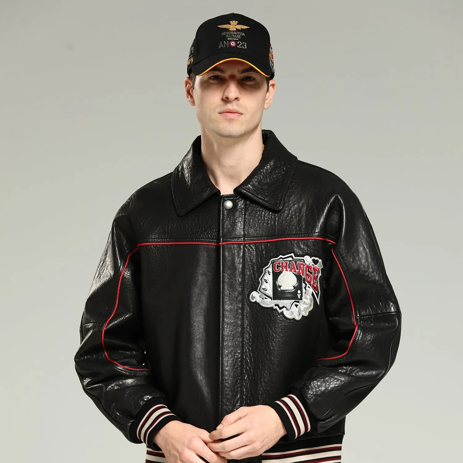 King Casino Leather Jacket