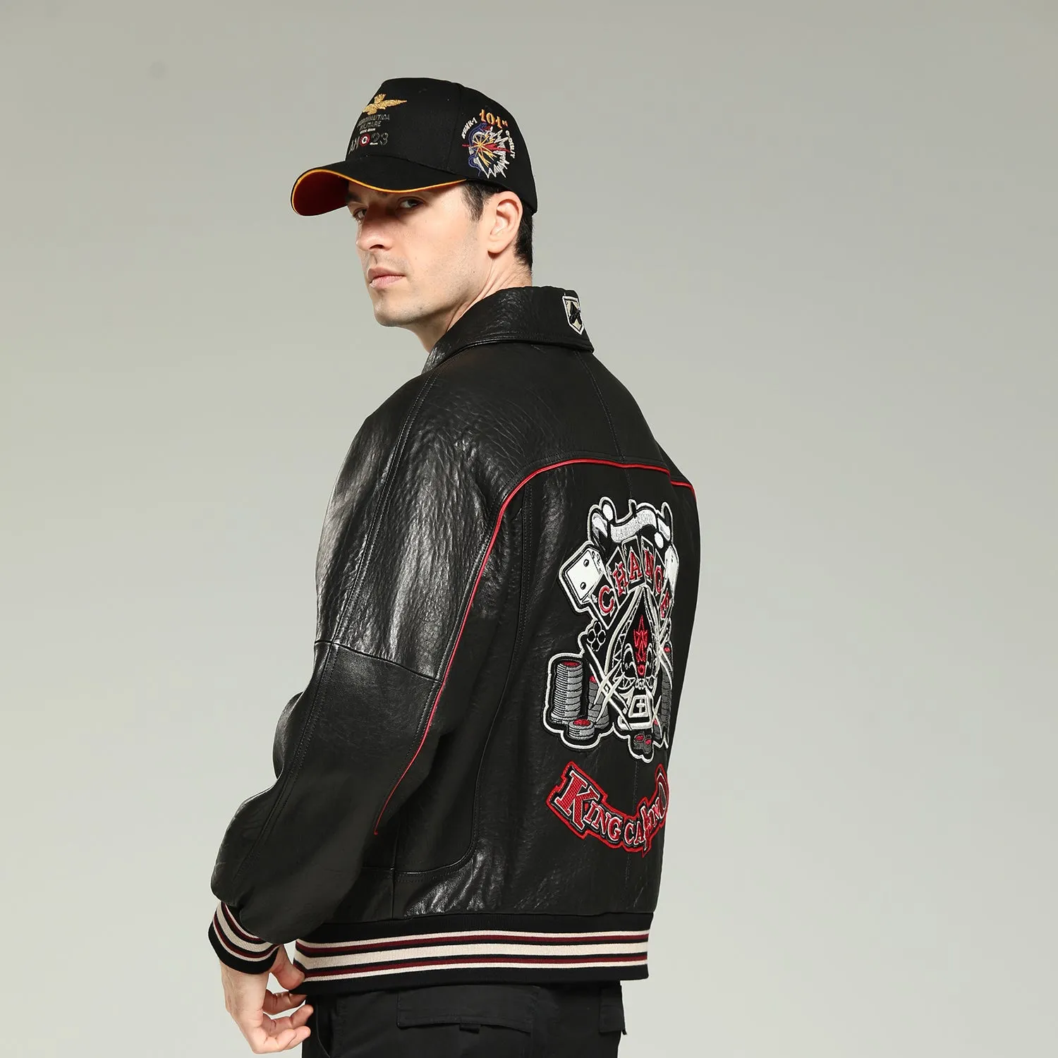 King Casino Leather Jacket