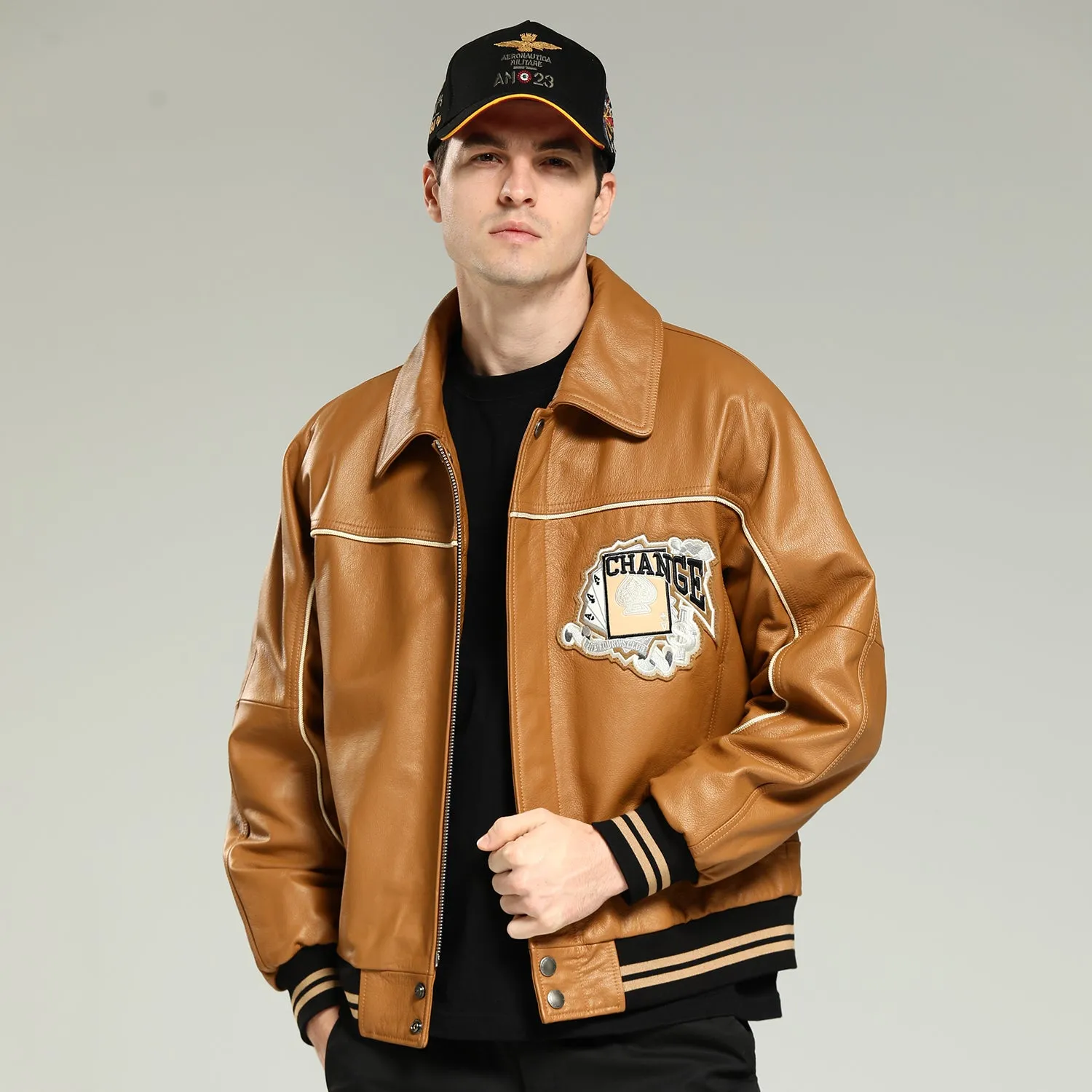 King Casino Leather Jacket