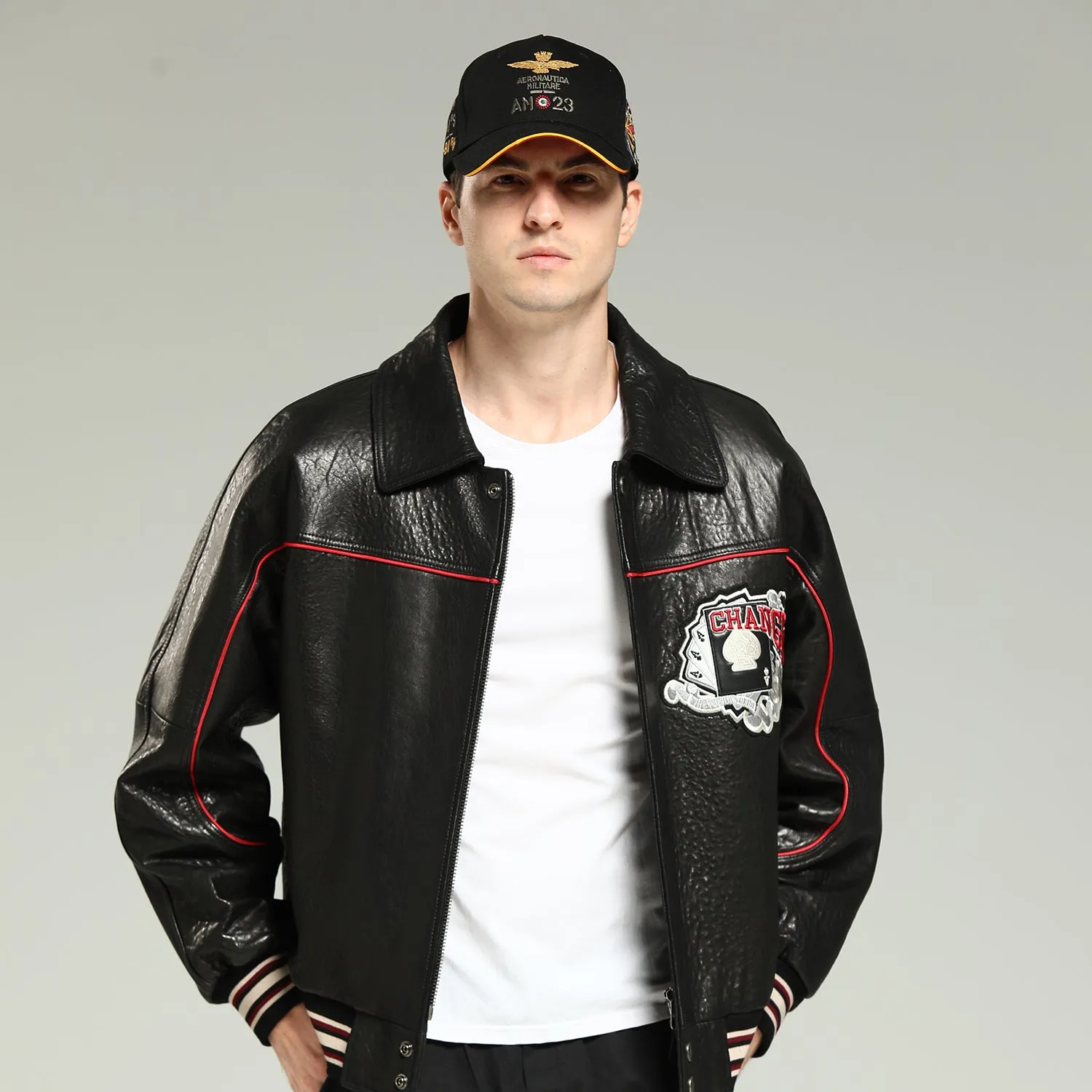 King Casino Leather Jacket