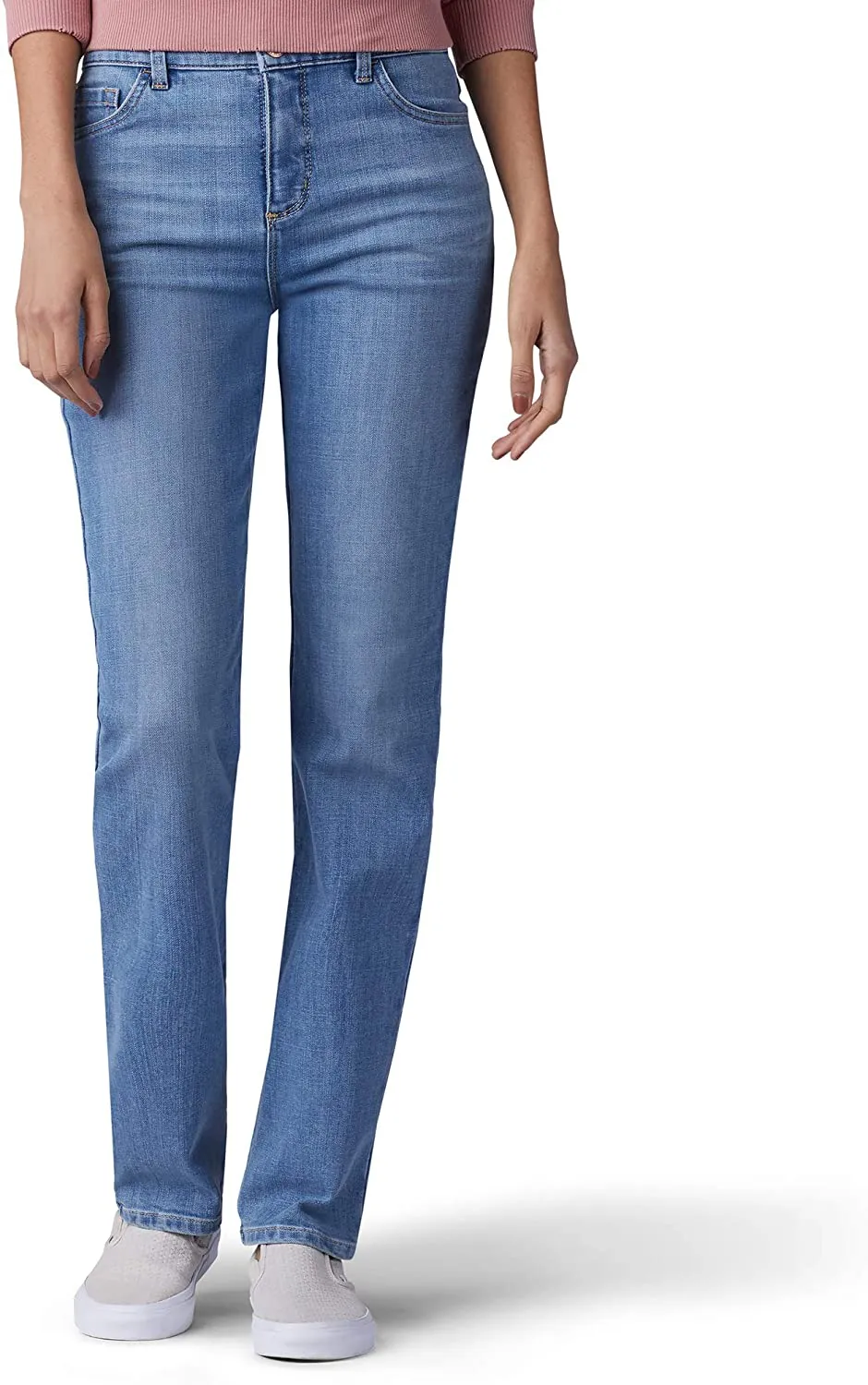 Lee Women’s Instantly Slims Classic Relaxed Fit Monroe Straight Leg Jean