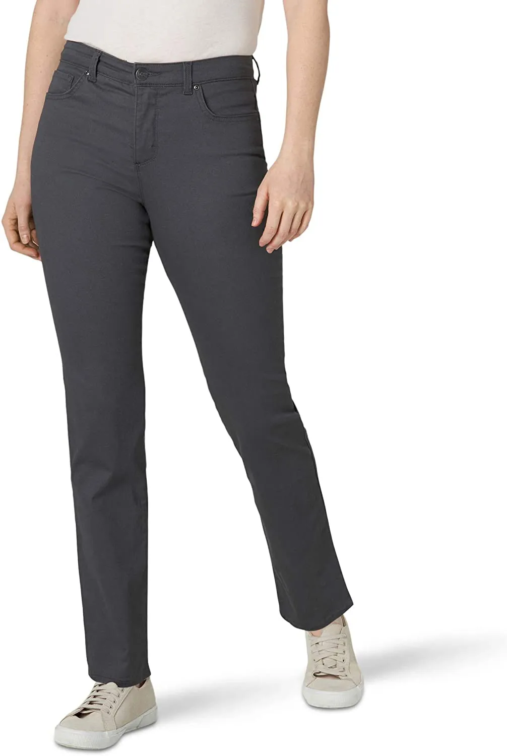 Lee Women’s Instantly Slims Classic Relaxed Fit Monroe Straight Leg Jean