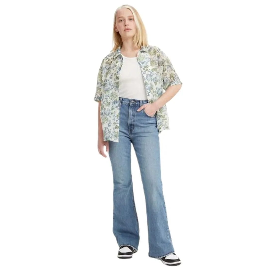 Levi Womens 70s High Rise Flare Jean