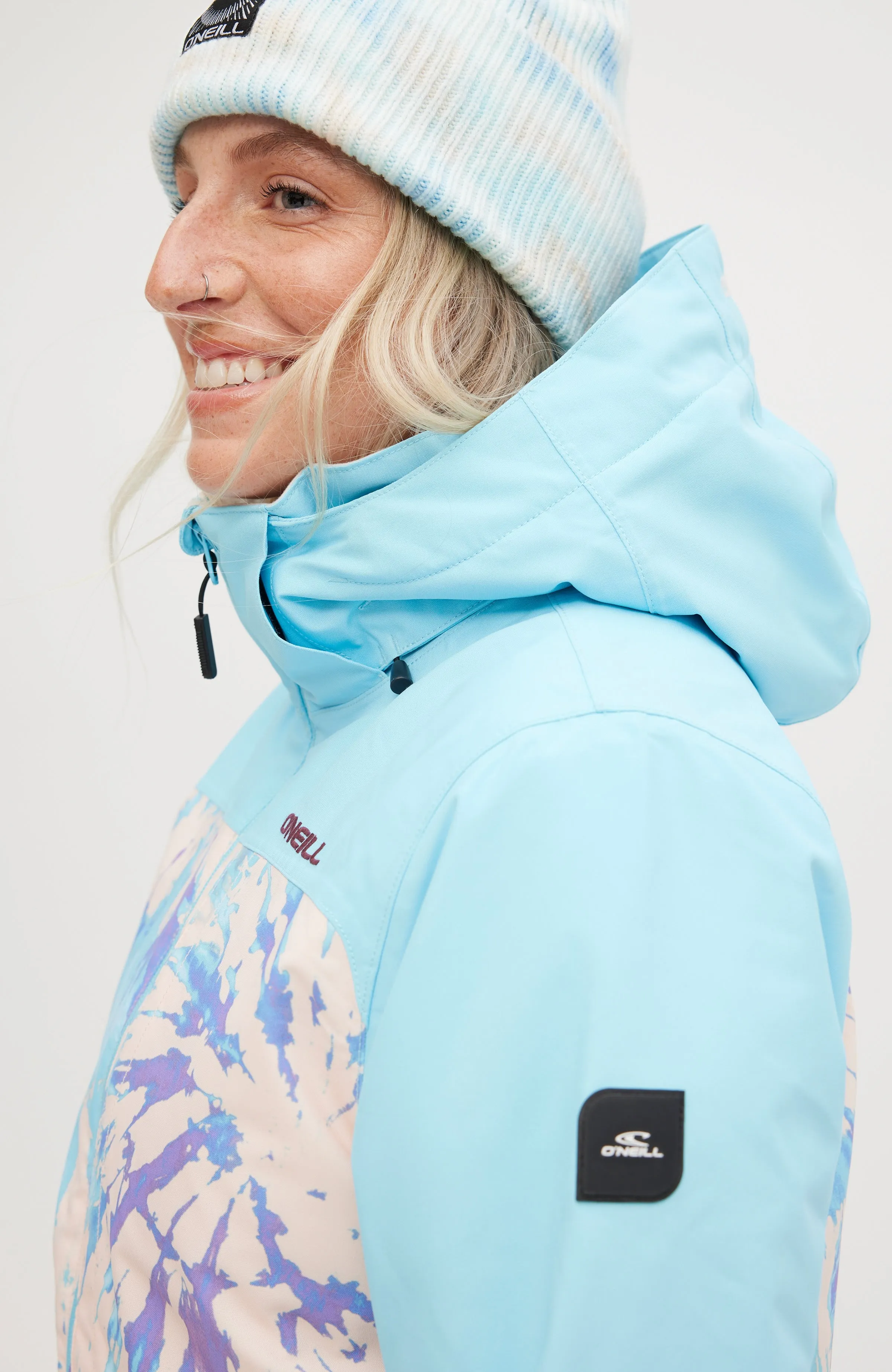 Lite Snow Jacket | Blue Wave Colour Block