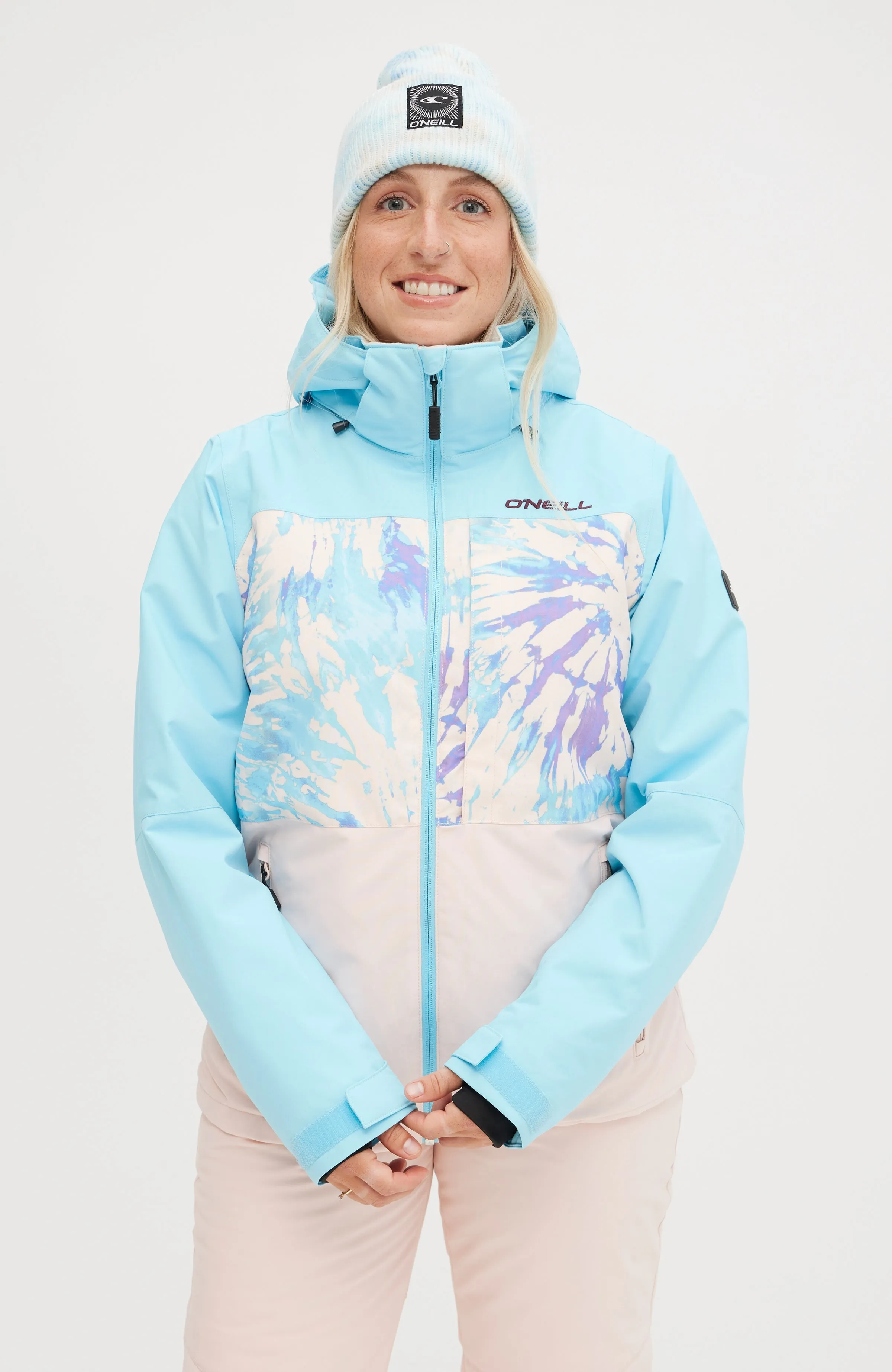 Lite Snow Jacket | Blue Wave Colour Block