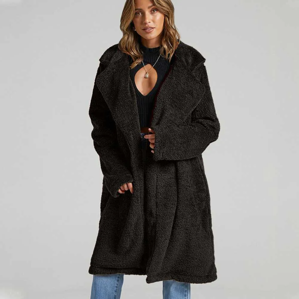 Long Warm Fur Coat