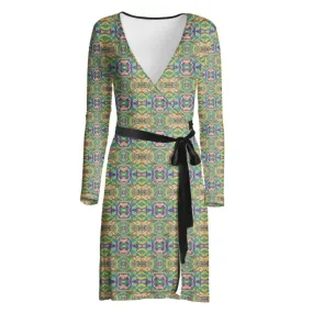 Magnificent Mosaic 3 Wrap Dress