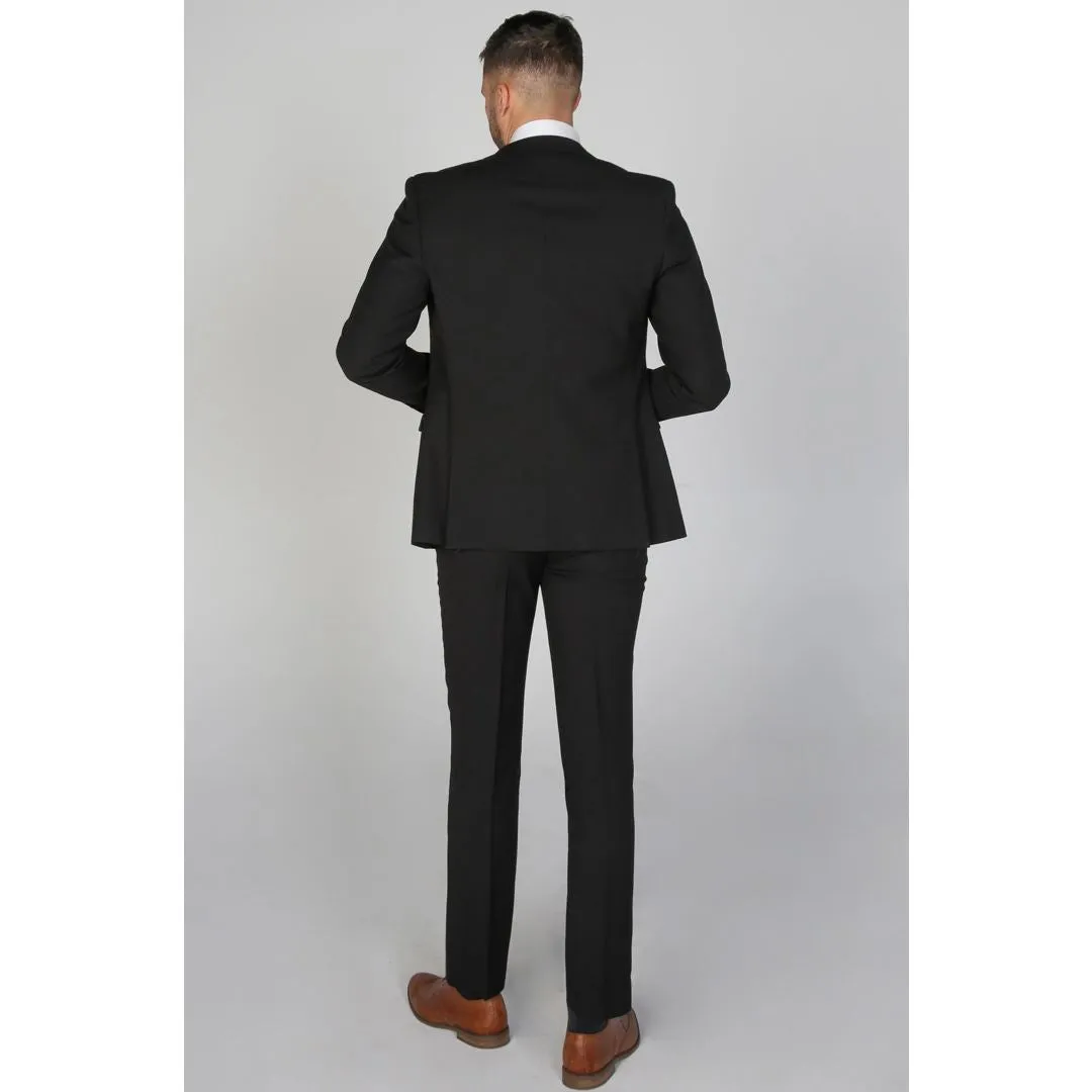 Mayfair- Men's Plain Black Blazer