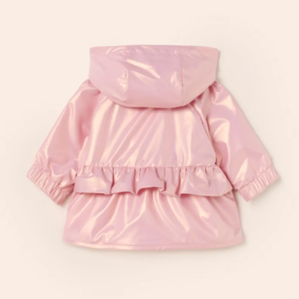 Mayoral Girls Pink Spring Reversible Jacket