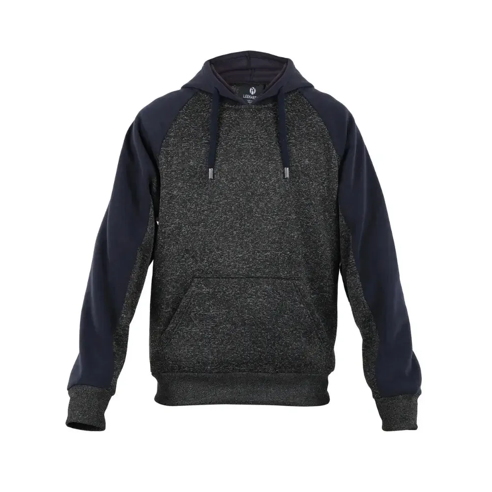 Men’s Color-Block Fleece Pullover Hoodie