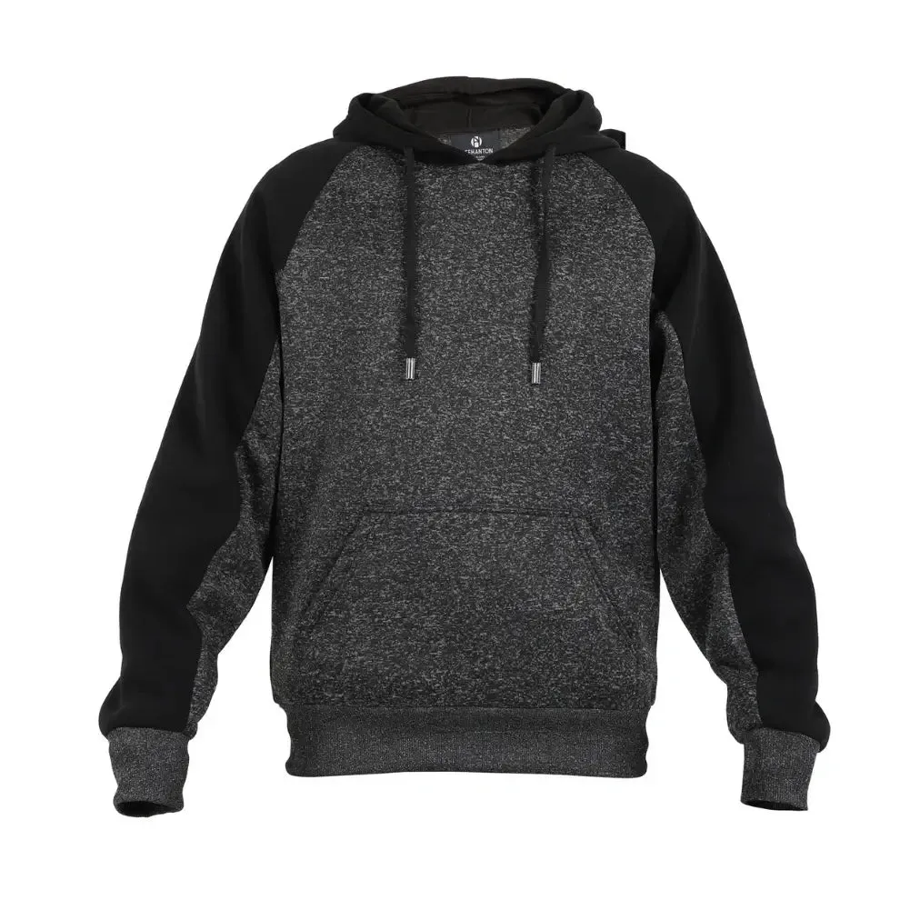 Men’s Color-Block Fleece Pullover Hoodie