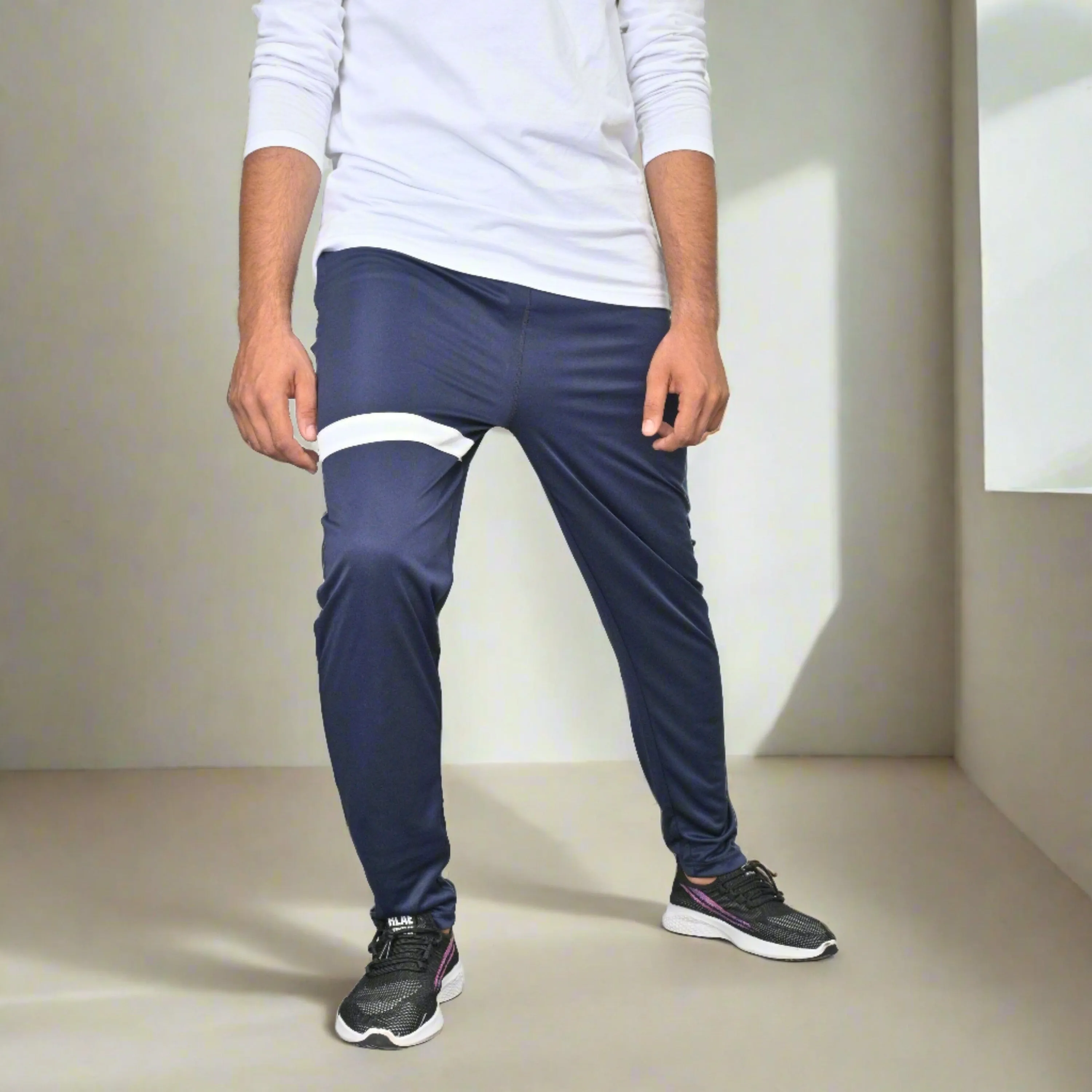 Men's One Side Panel Style Activewear Trousers