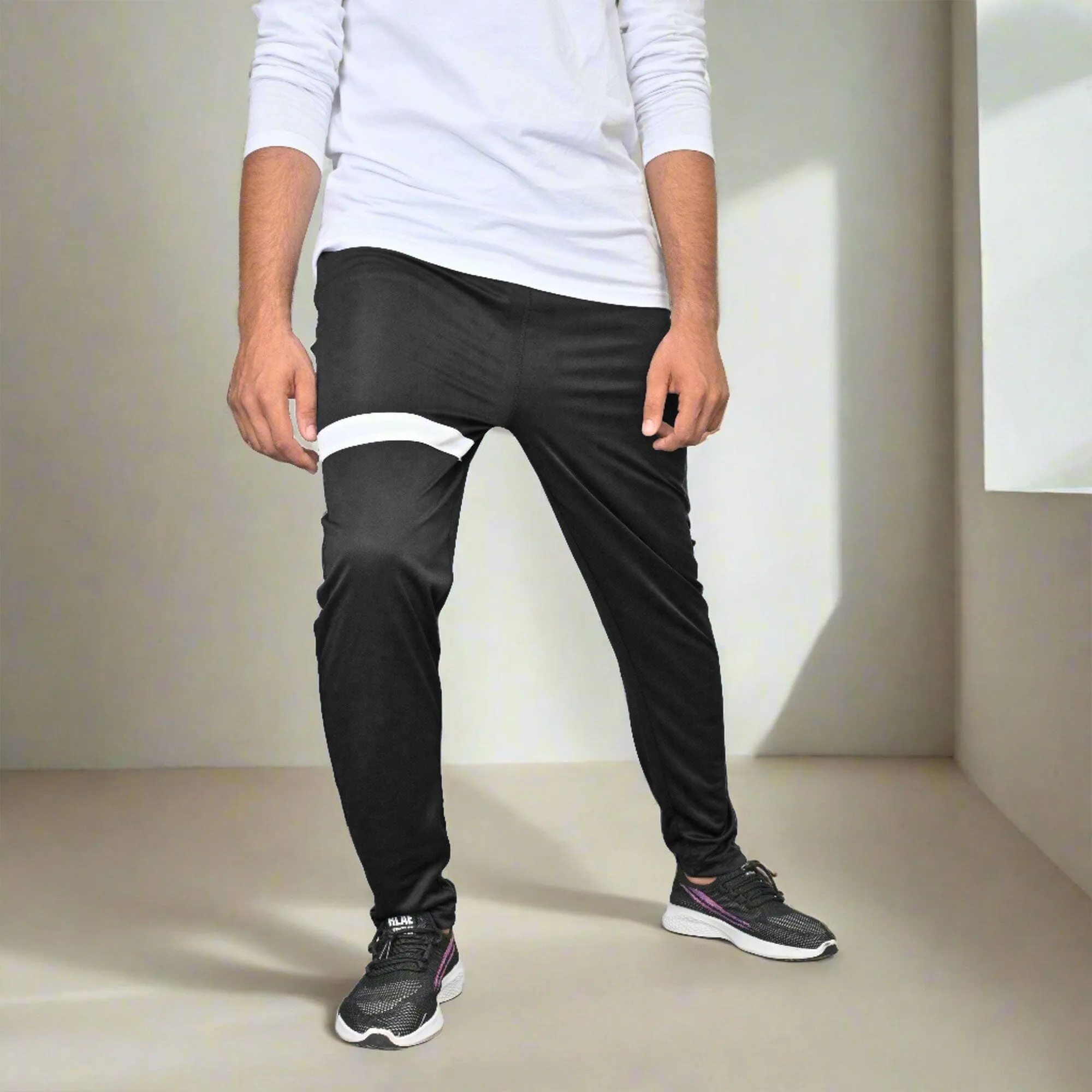 Men's One Side Panel Style Activewear Trousers