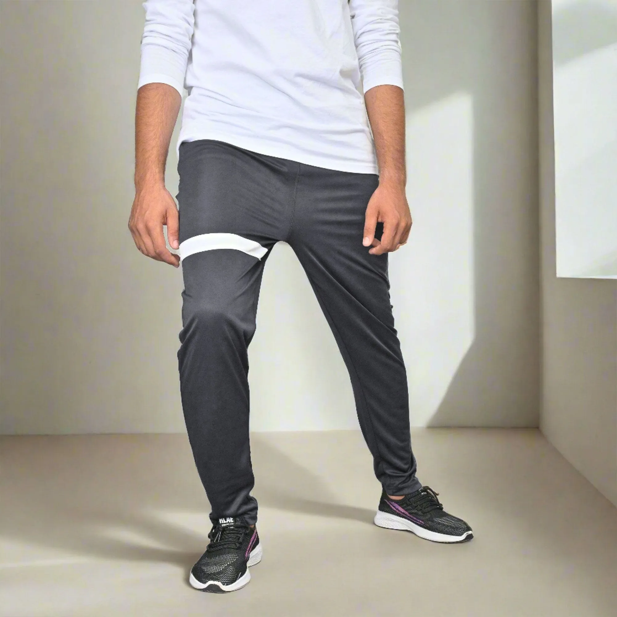 Men's One Side Panel Style Activewear Trousers