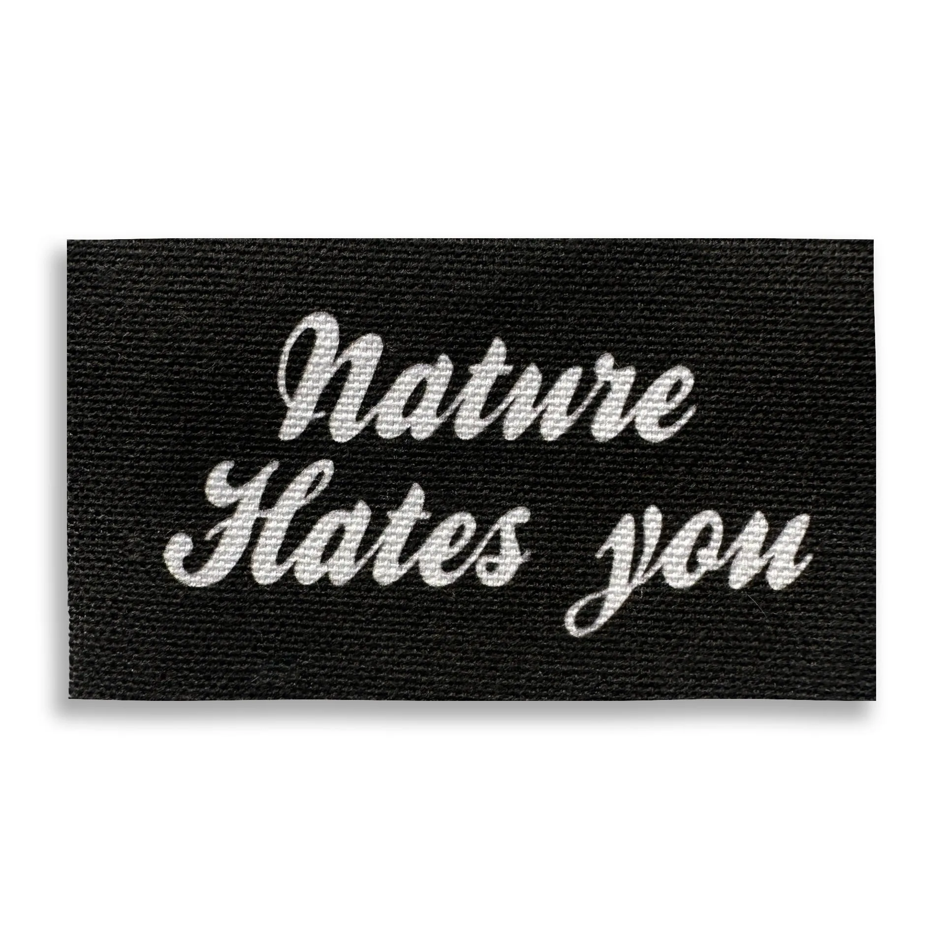 Nature Hates You Sew-On Patch