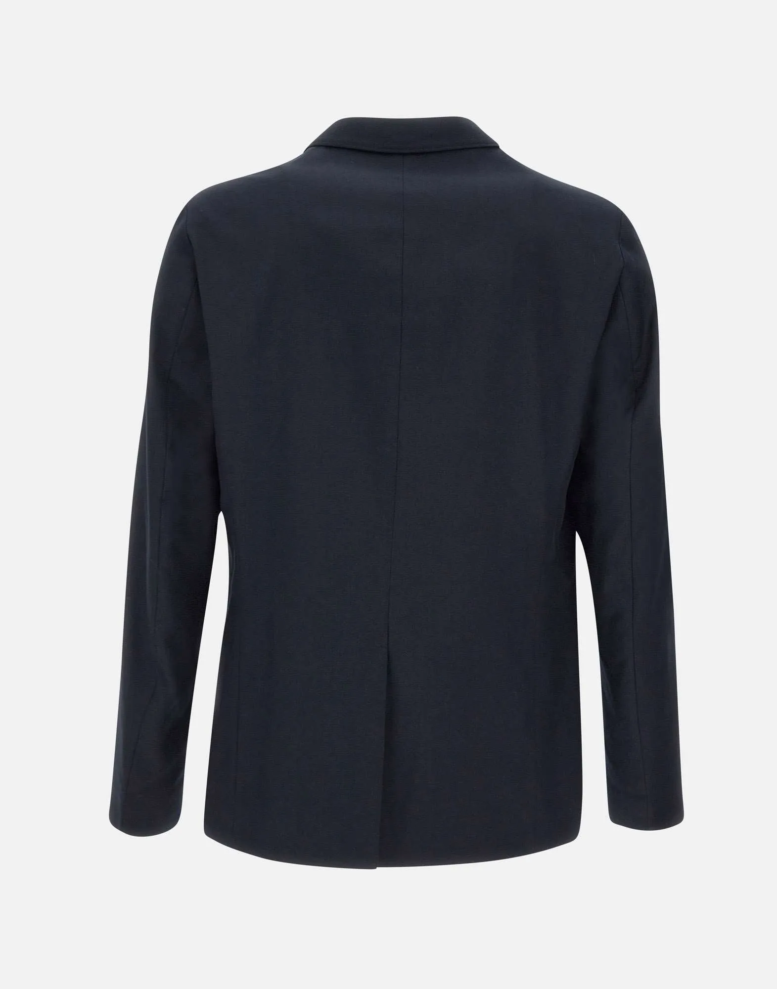 Navy Blue Viscose Blend Blazer