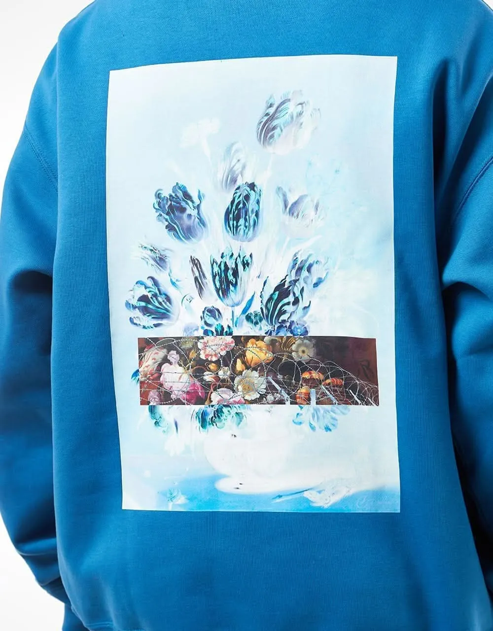 Nike SB Distorted Glimmer GFX Pullover Hoodie - Industrial Blue