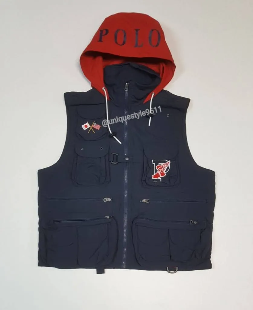 Nwt Polo Ralph Lauren Tokyo Stadium 1992 P-Wing Vest