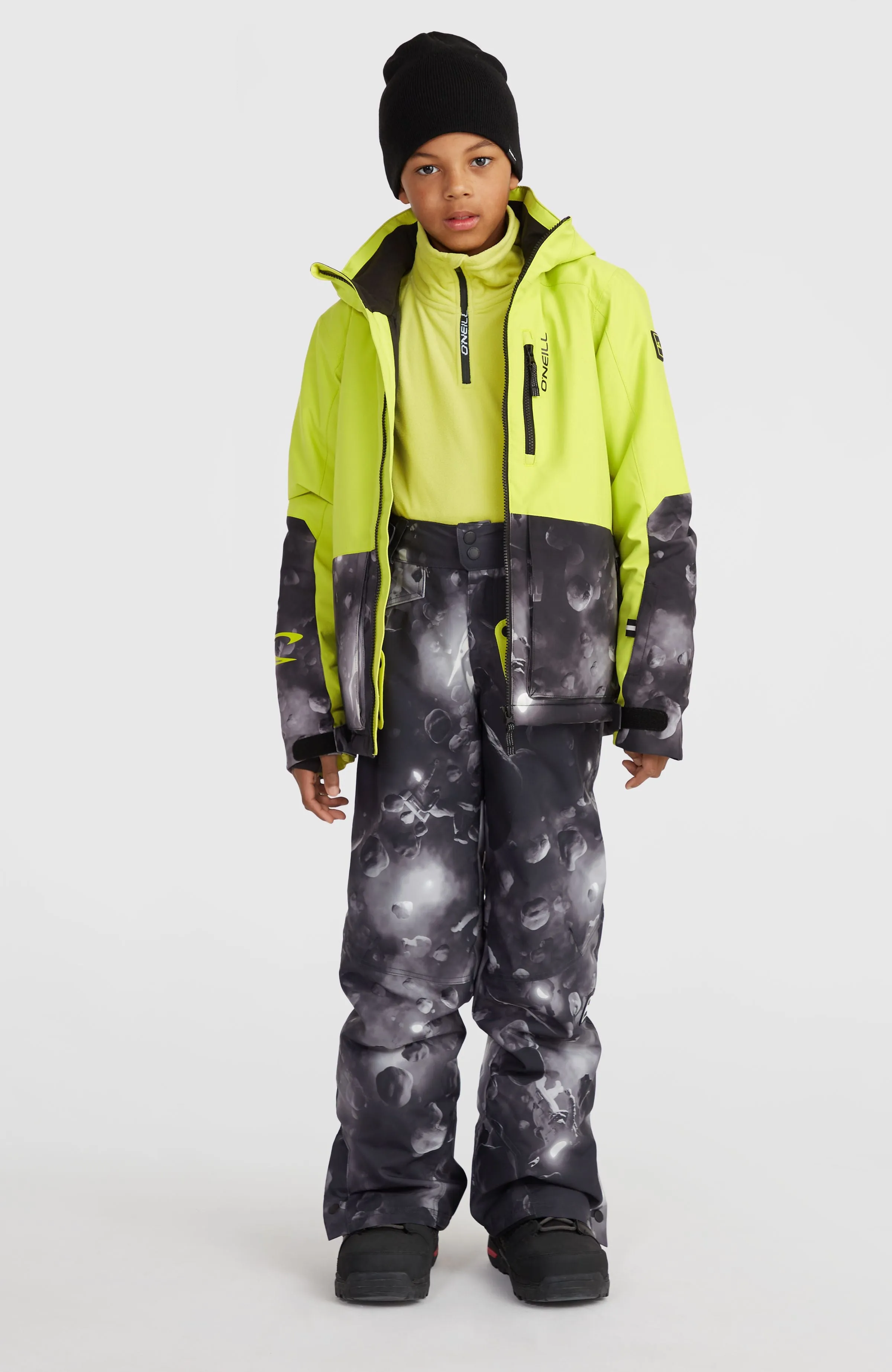 O'Riginals Block Snow Jacket | Black Spacedout