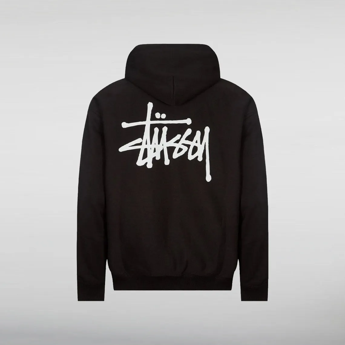 Pullover in Classic White & Black Stussy Hoodie