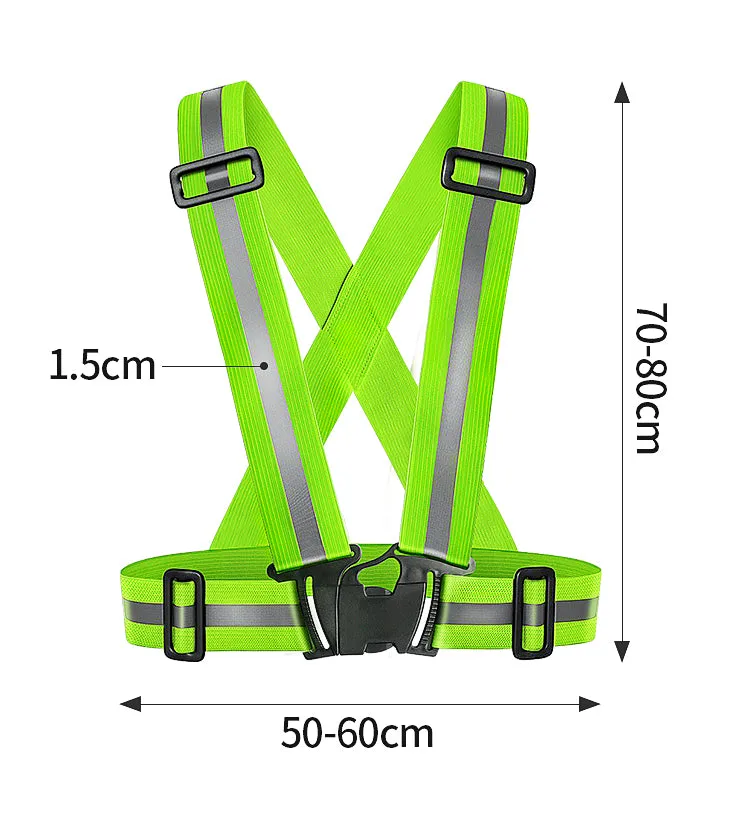 Reflective elastic vest for work sport(MJ-S17)