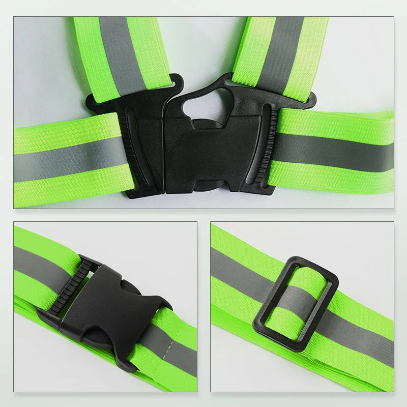 Reflective elastic vest for work sport(MJ-S17)