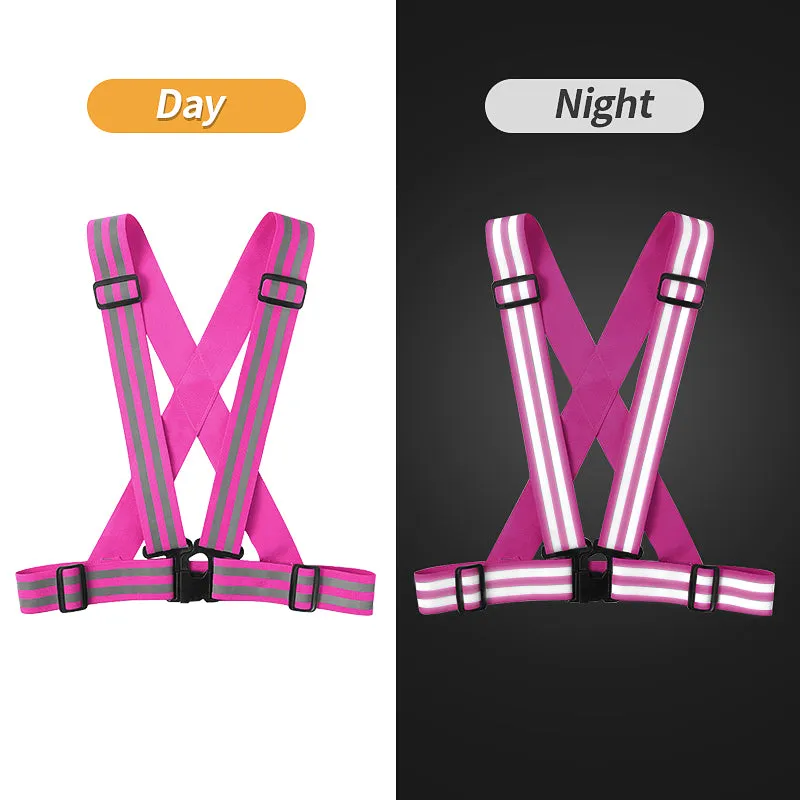 Reflective elastic vest for work sport(MJ-S17)