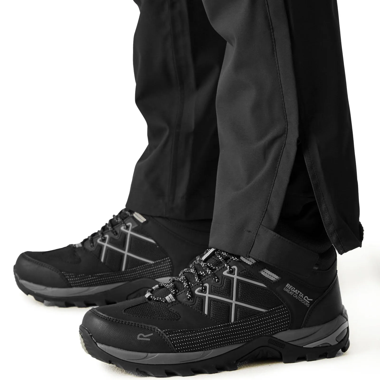 Regatta Mens Highton Waterproof Walking Overtrousers - Black