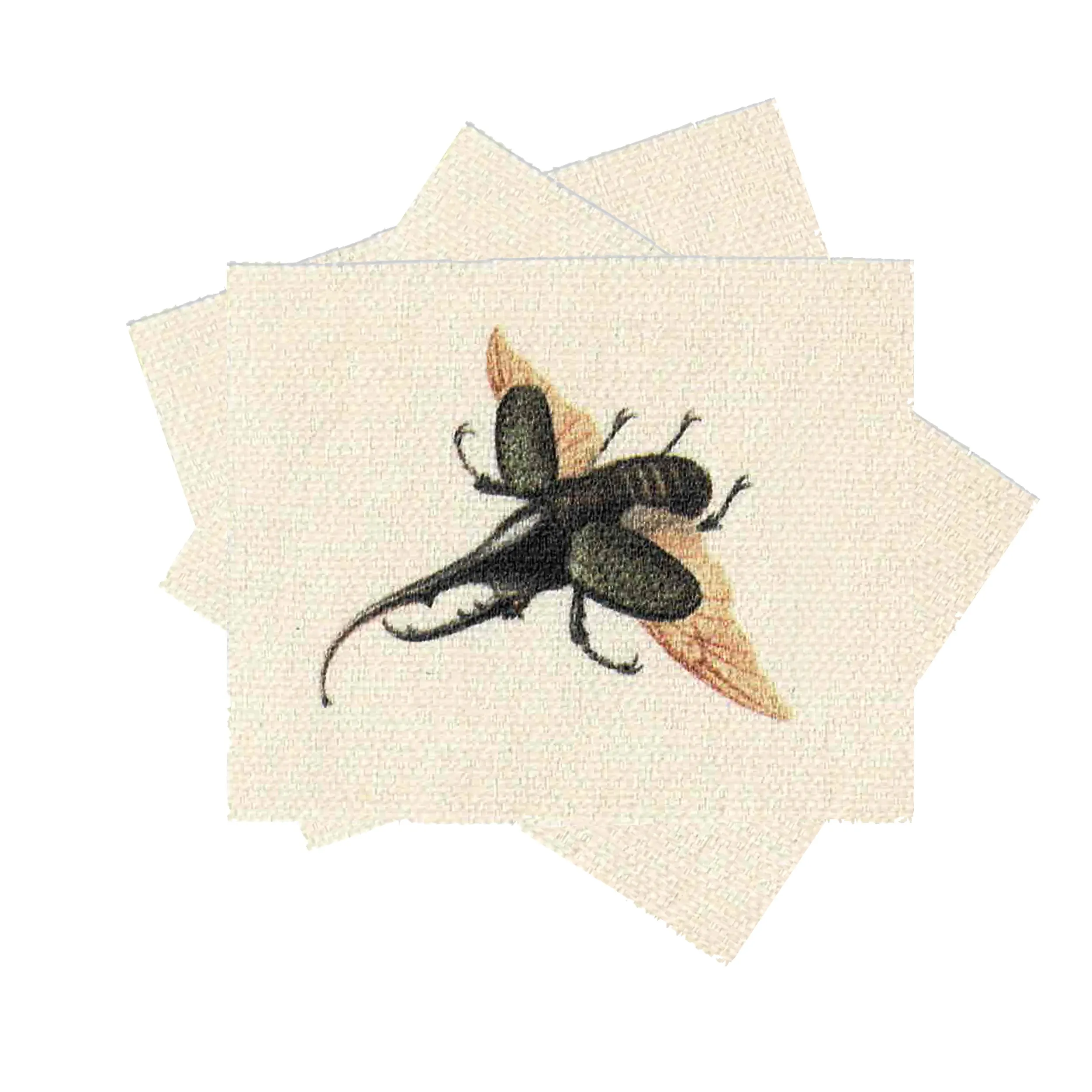 Rhino Beetle Fabric Sew-On Patch