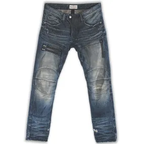 Rivet De Cru Capri Breeze Wash Moto Tapered Jeans