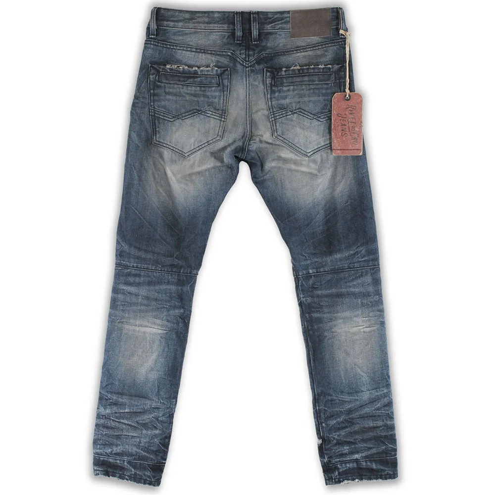 Rivet De Cru Capri Breeze Wash Moto Tapered Jeans