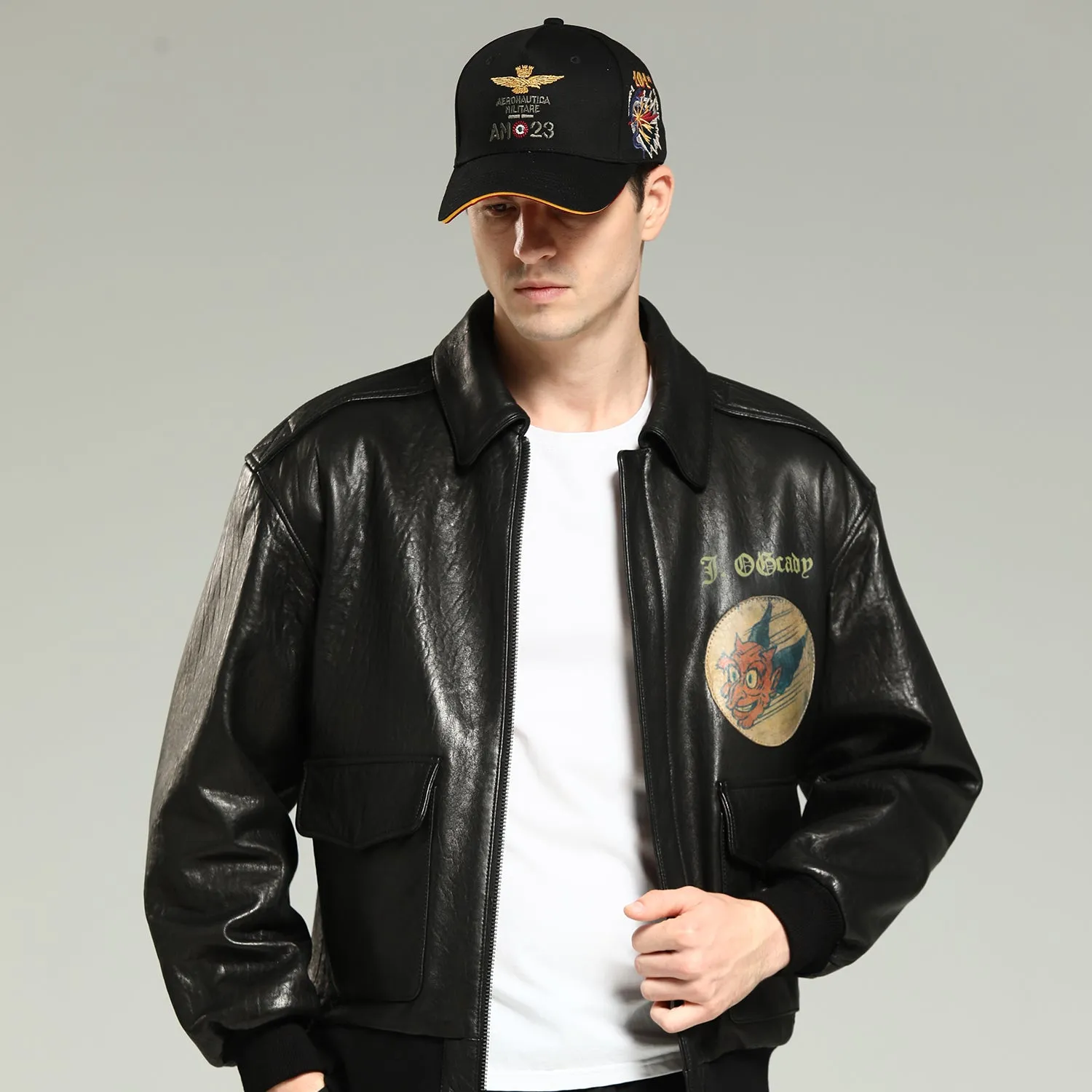 Saipan Leather Jacket B-29