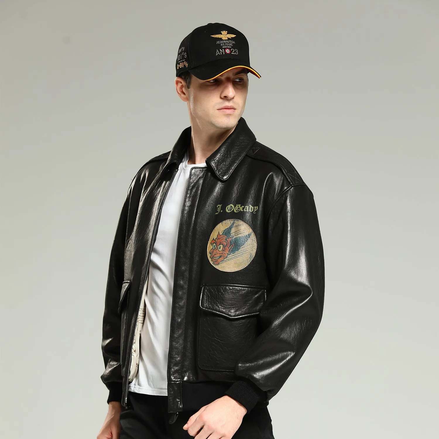 Saipan Leather Jacket B-29