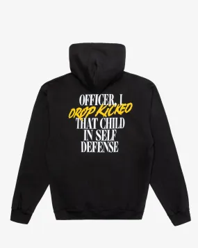 Self Defense Reflective Hoodie (Black)