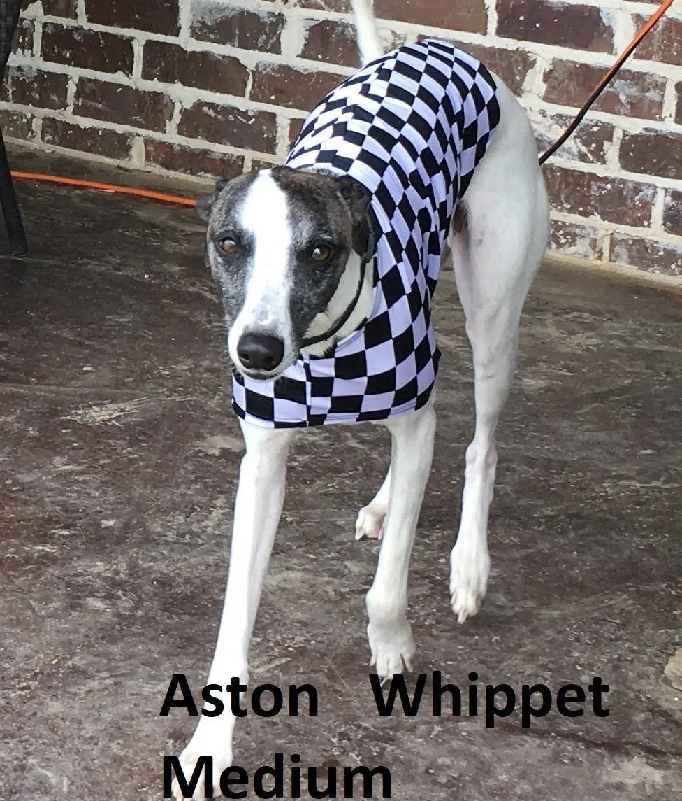 Silver & Black Spiked Pet Shirt