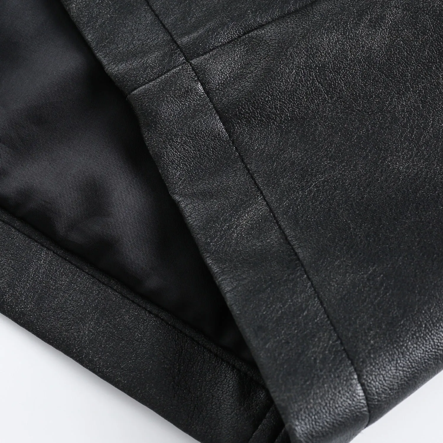 Sleek Utility Leather Vest