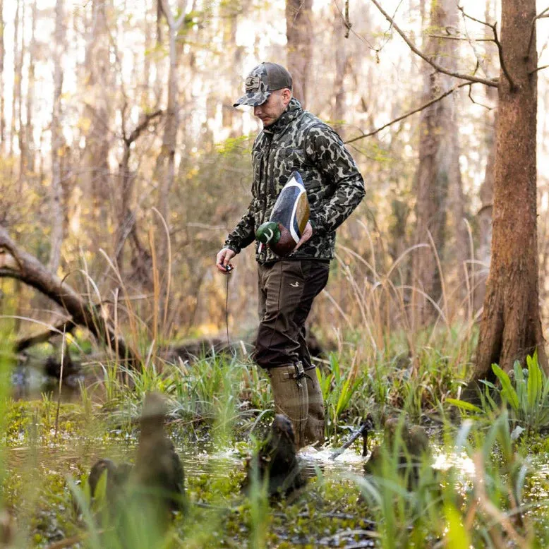 South Creek Reversible Vest 2.0 in Timber Camo by Dixie Decoys