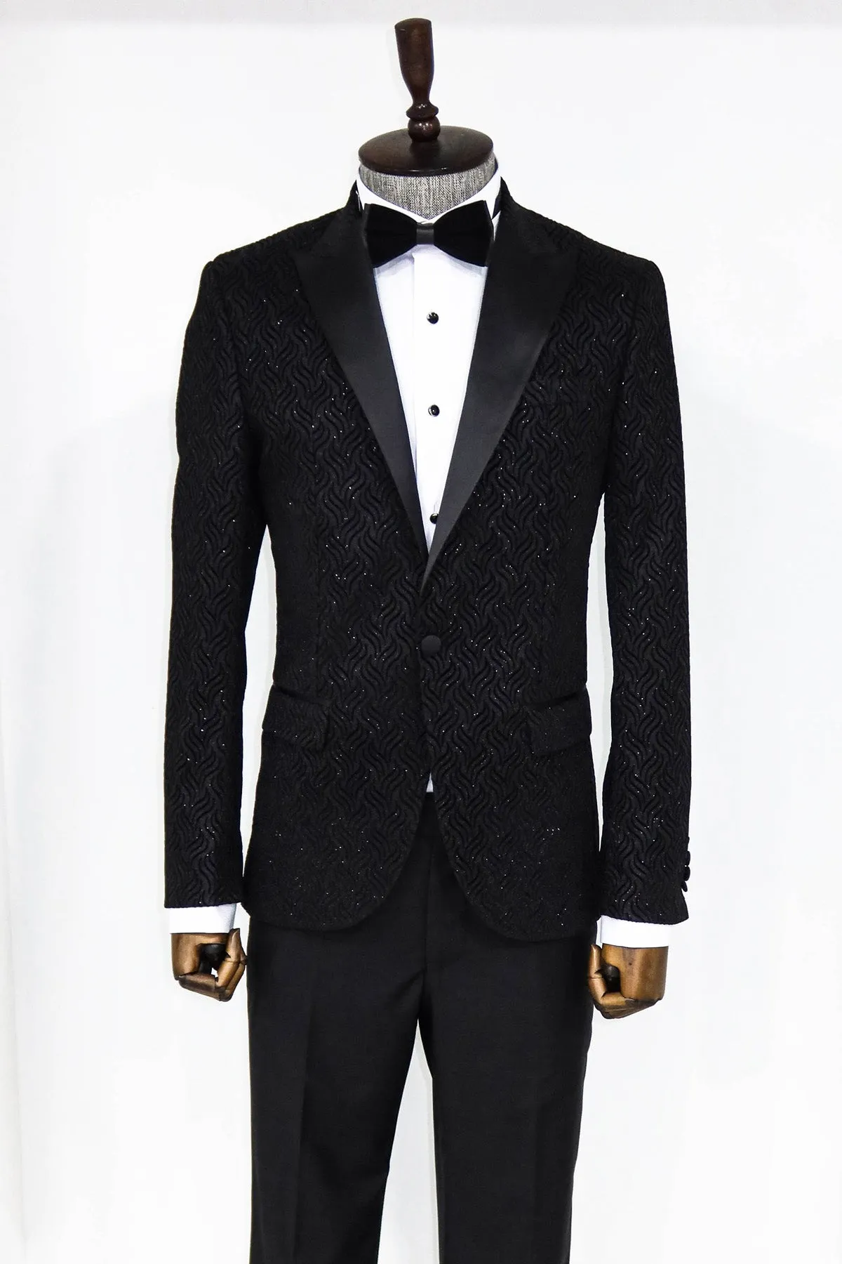 Sparkle Black Prom Blazer