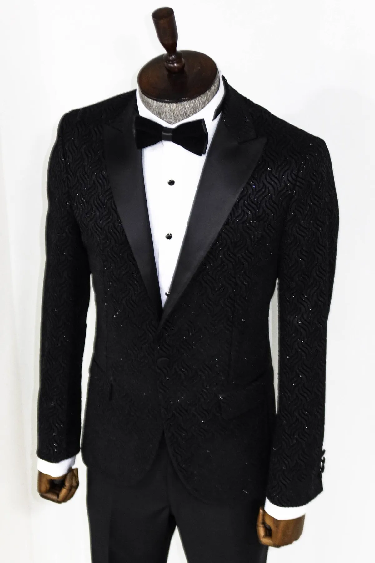 Sparkle Black Prom Blazer