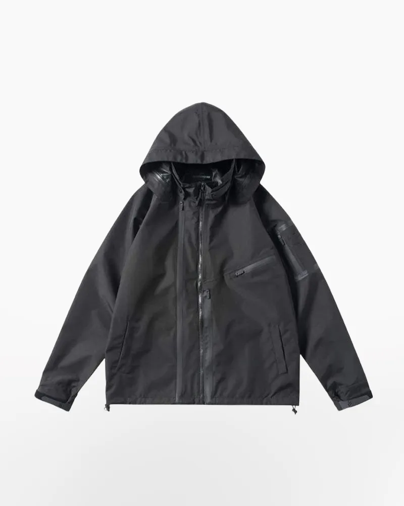 Techwear Tactical Jacket with Hood