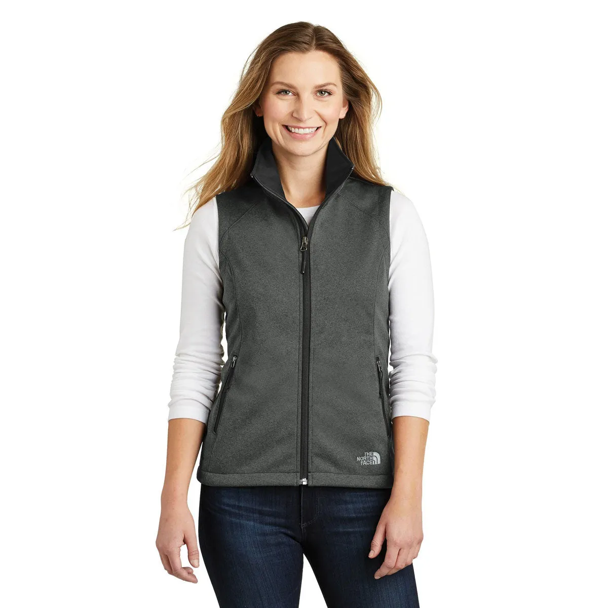 The North Face Women's TNF Dark Grey Heather Ridgeline Soft Shell Vest