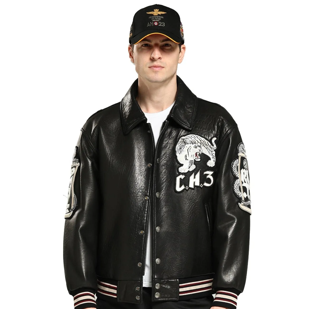 Tiger embroidered jacket