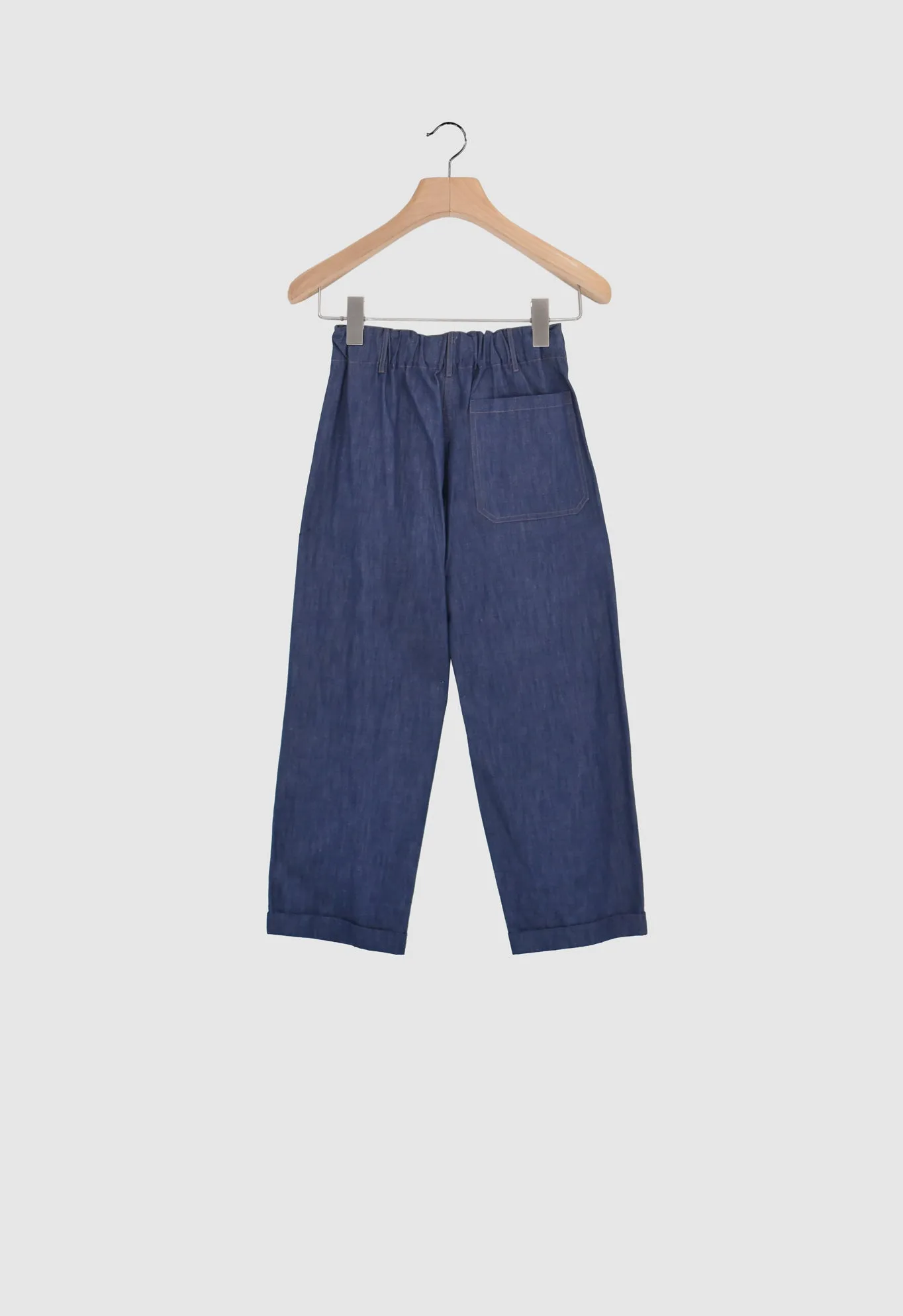 TOM - Cotton Linen Blend Pants in Indigo