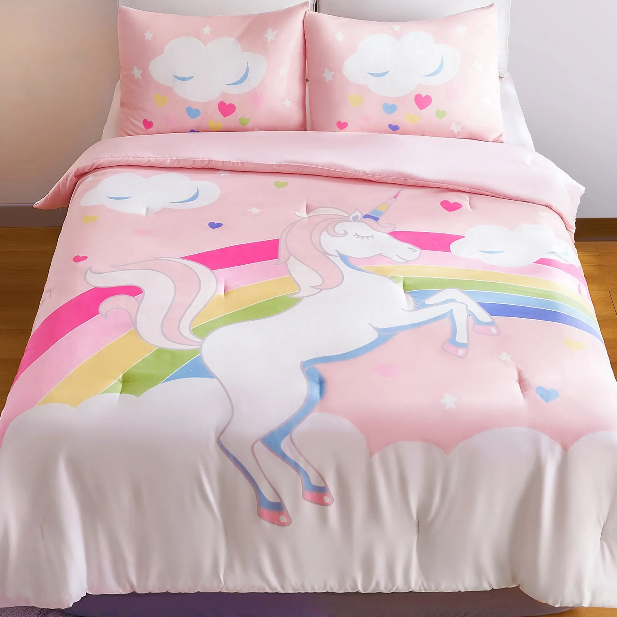 Unicorn Twin Bedding Comforter Set