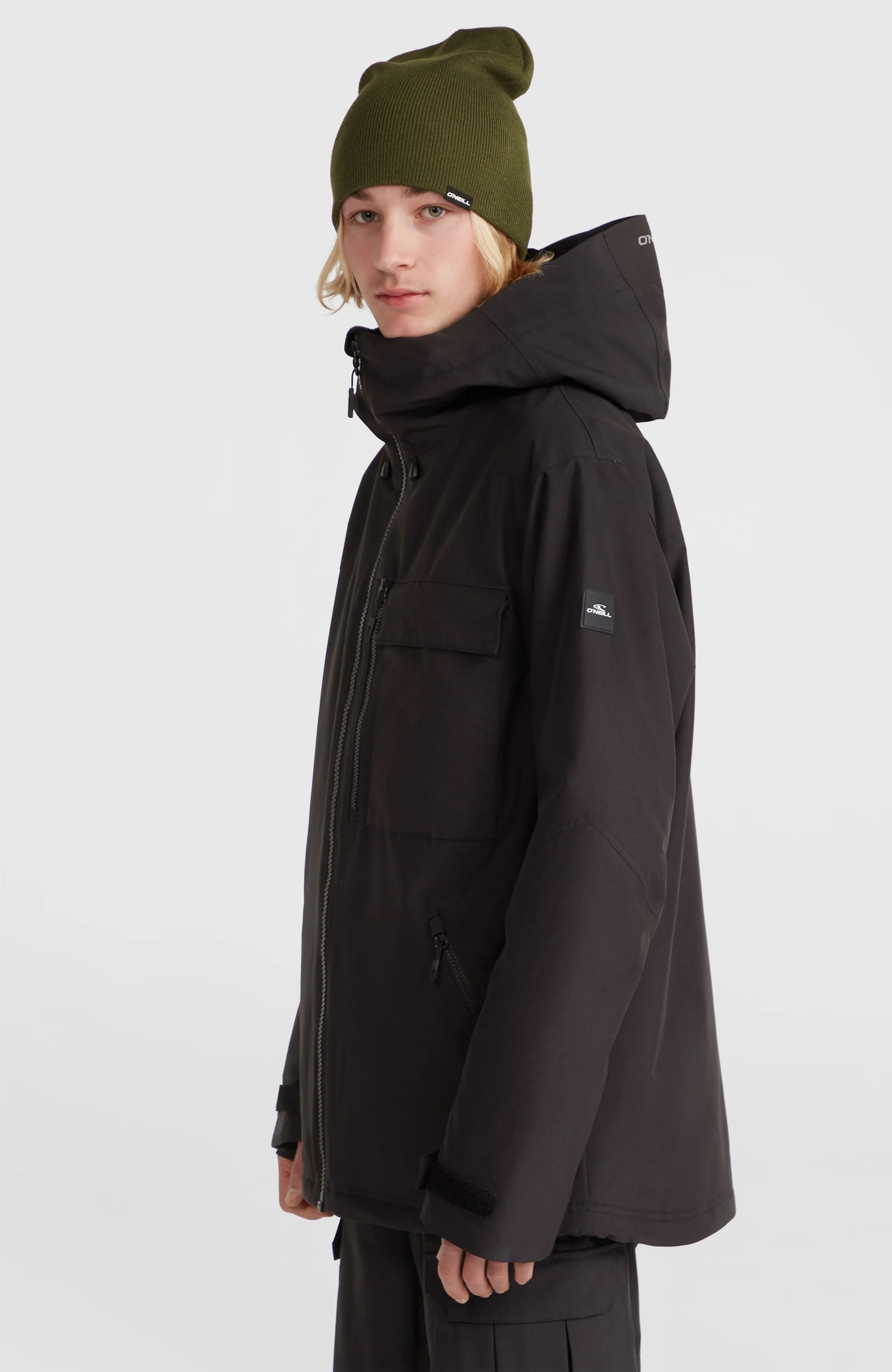 Utility Hybrid Snow Jacket | Black Out