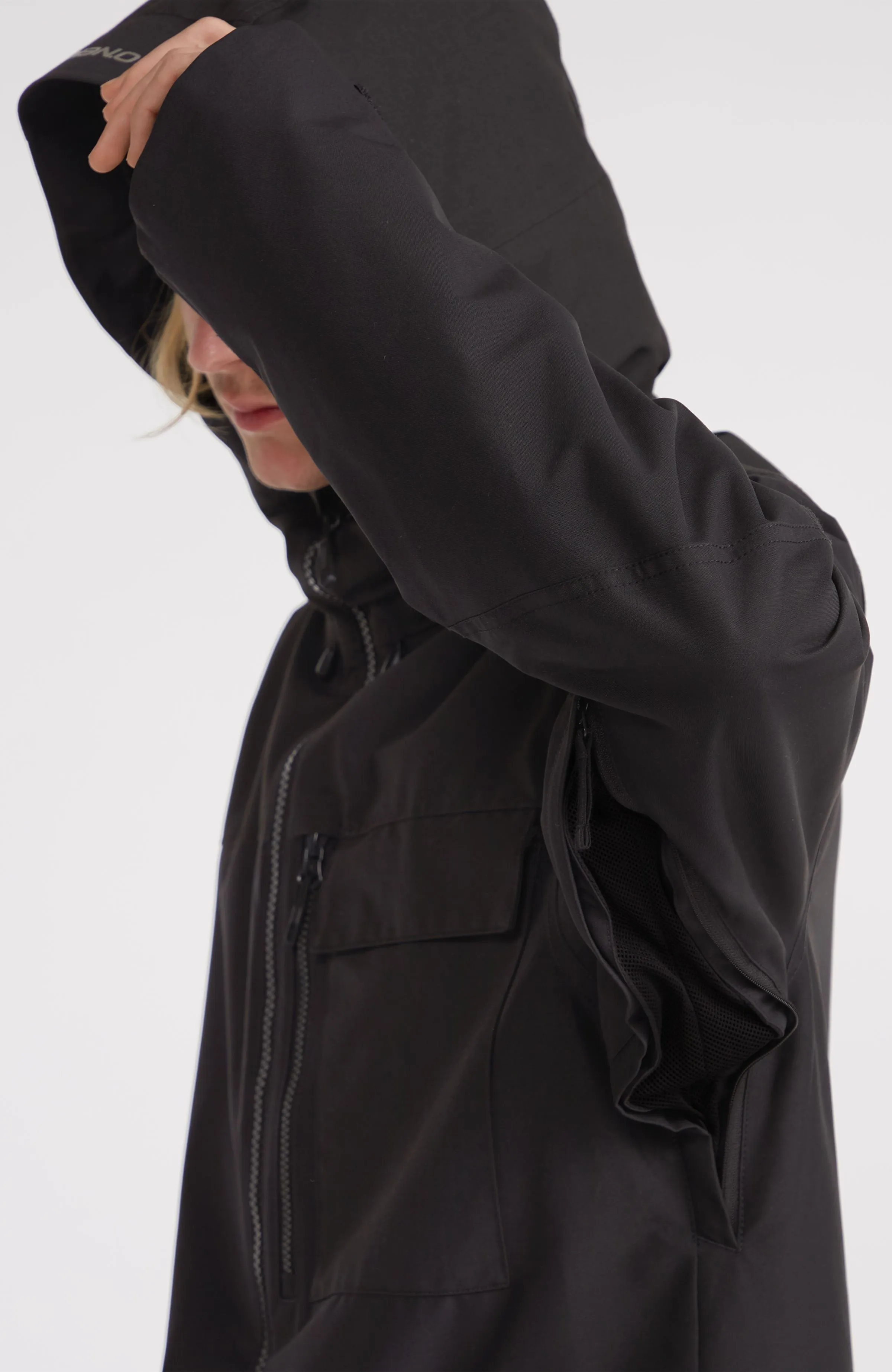 Utility Hybrid Snow Jacket | Black Out