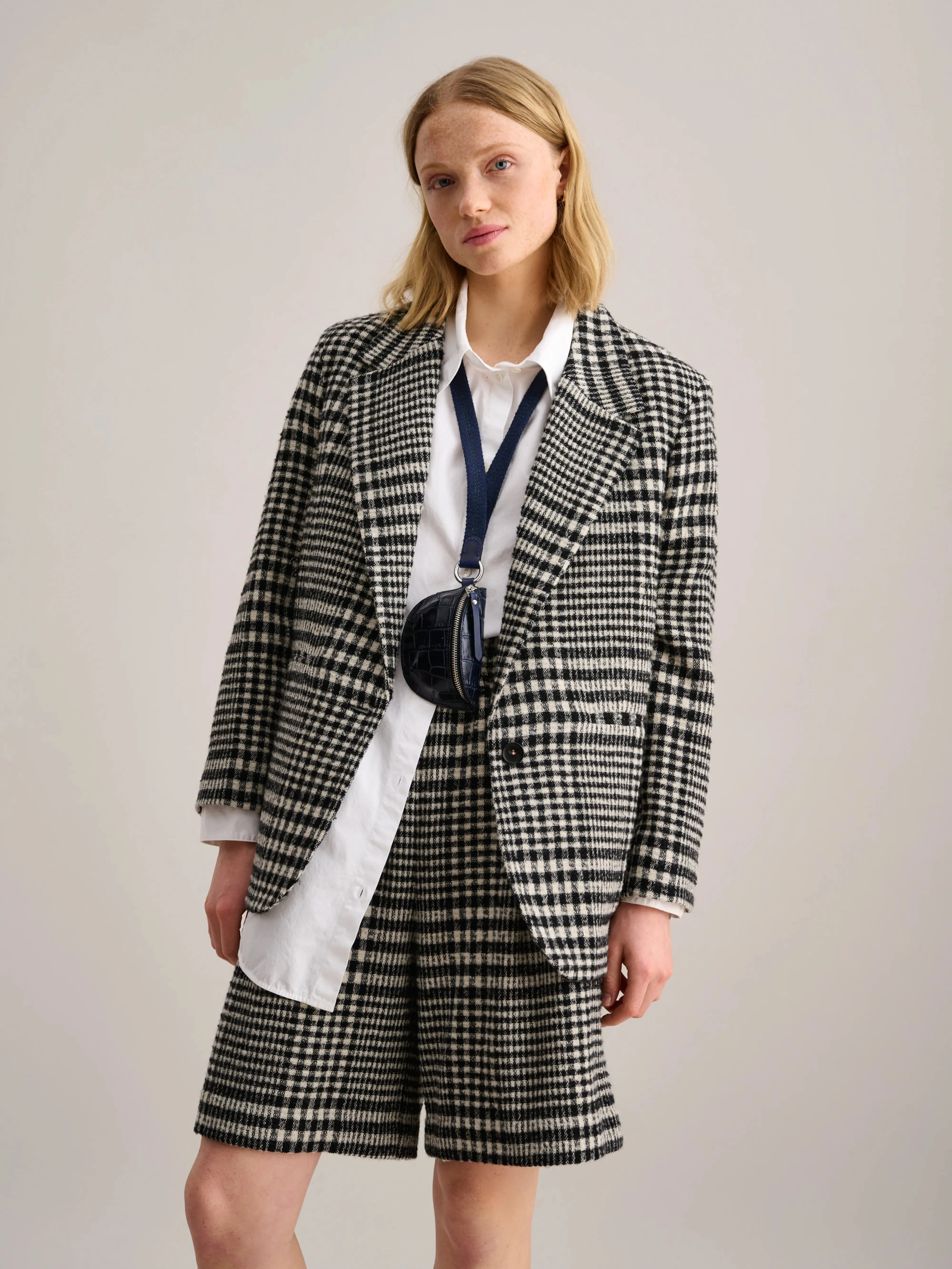 Veil Blazer (232 / W / CHECK B)