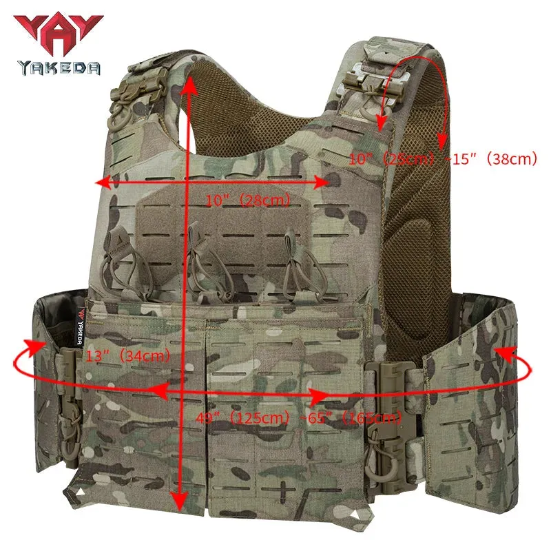 VT-8796 YAKEDA CP Molle Tactic Combat Vest Hunting Vest Chaleco Tactico Personal Protective Plate Carrier Tactical Vest Colete Tatico